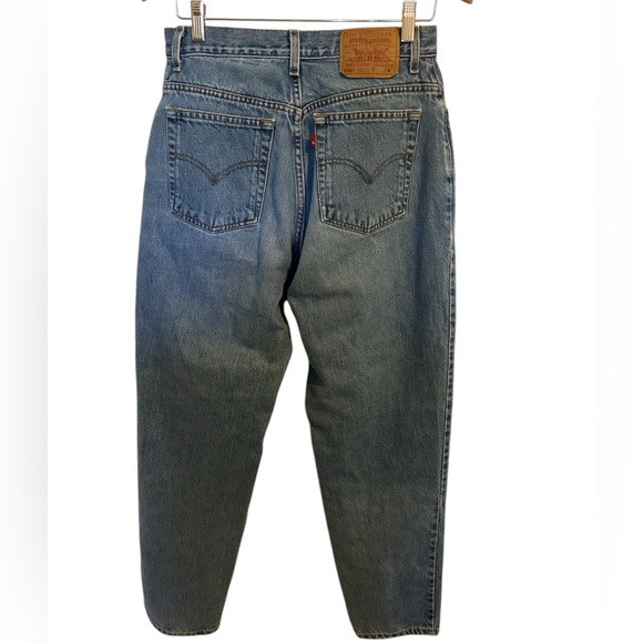 Vintage Levi’s 550 relaxed fit tapered leg high waisted jeans size 12 - Picture 1 of 7